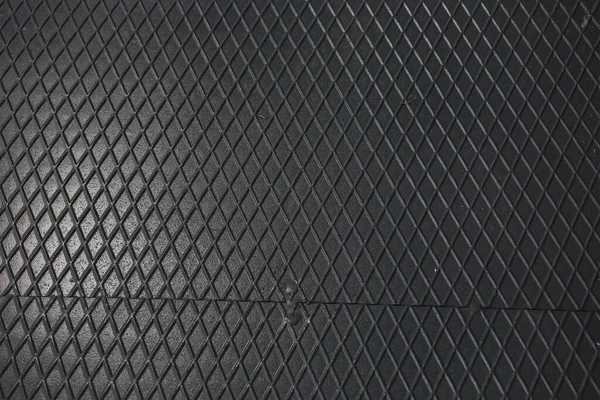 Černý Kov Textury Ocelové Pozadí Perforovaný Plech — Stock fotografie