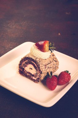 Masada lezzetli bir pasta var.