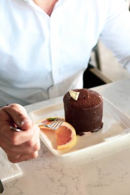 Masada lezzetli bir pasta var.