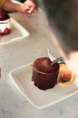 Masada lezzetli bir pasta var.