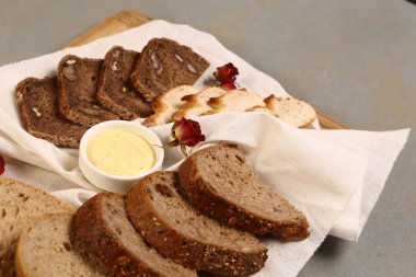 Lezzetli doğal estetik fırınlanmış ekmek