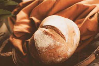 Lezzetli doğal estetik fırınlanmış ekmek