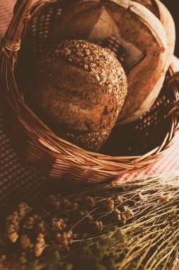 Lezzetli doğal estetik fırınlanmış ekmek