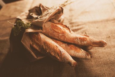 Lezzetli doğal estetik fırınlanmış ekmek