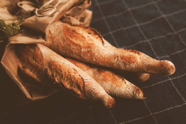 Lezzetli doğal estetik fırınlanmış ekmek