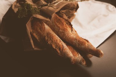 Lezzetli doğal estetik fırınlanmış ekmek