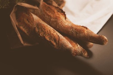 Lezzetli doğal estetik fırınlanmış ekmek