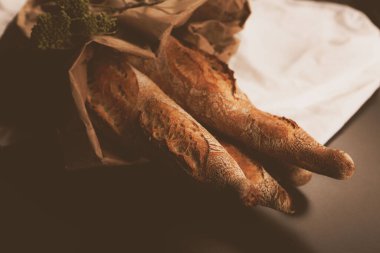 Lezzetli doğal estetik fırınlanmış ekmek