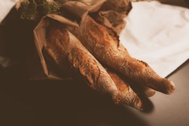 Lezzetli doğal estetik fırınlanmış ekmek