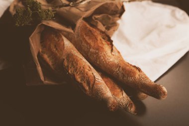 Lezzetli doğal estetik fırınlanmış ekmek