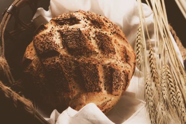 Lezzetli doğal estetik fırınlanmış ekmek