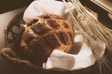 Lezzetli doğal estetik fırınlanmış ekmek