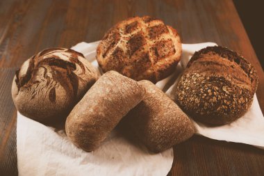 Lezzetli doğal estetik fırınlanmış ekmek
