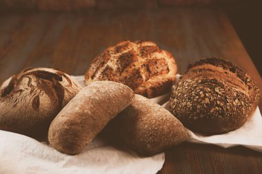 Lezzetli doğal estetik fırınlanmış ekmek