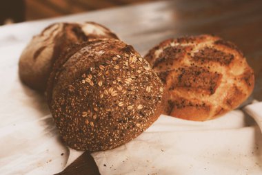 Lezzetli doğal estetik fırınlanmış ekmek