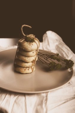 Koyu çikolata parçaları ile tanımlama