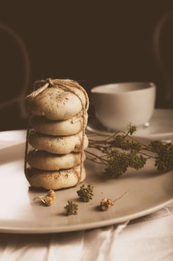 Koyu çikolata parçaları ile tanımlama