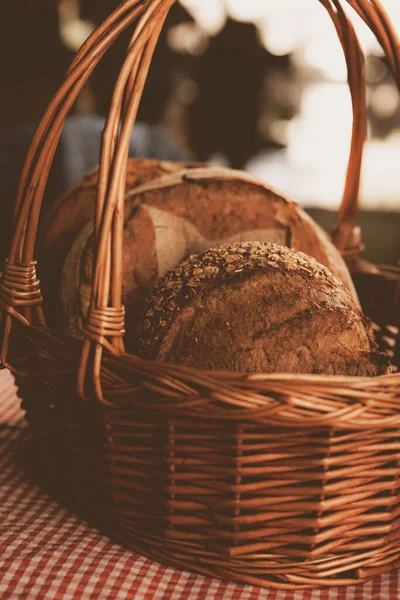 Lezzetli doğal estetik fırınlanmış ekmek