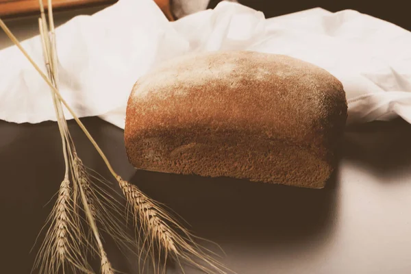 Delicious Natural Aesthetic Baked Bread — Stock Photo, Image