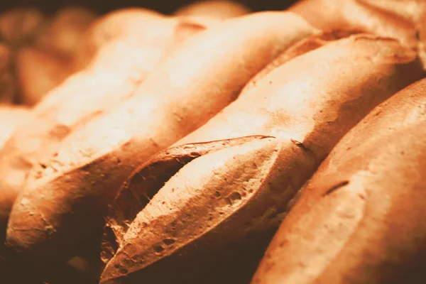 Heerlijk Natuurlijk Esthetisch Gebakken Brood — Stockfoto