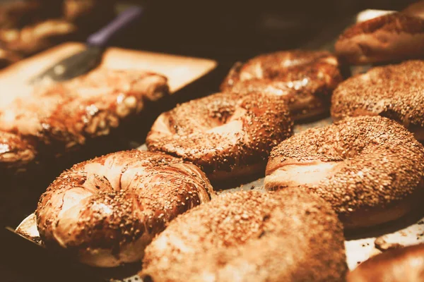 Delicious Natural Aesthetic Baked Bread — Stock Photo, Image