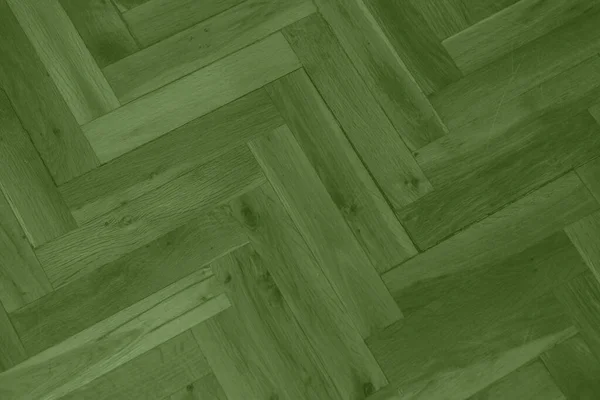 Zelená Dřevěná Parketa — Stock fotografie