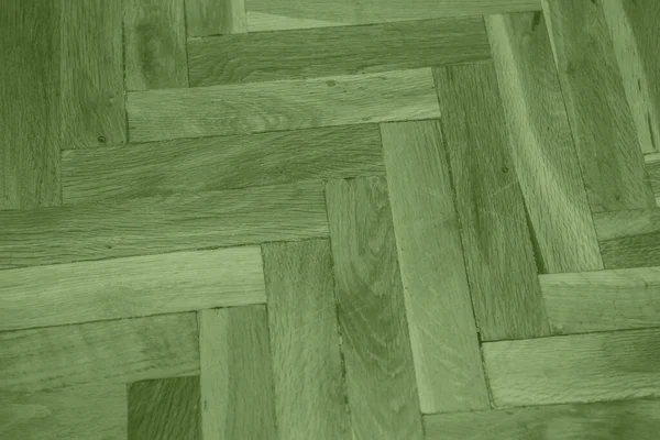 Green Wooden Parquet Texture — Stock Photo, Image