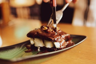 dondurma çikolatalı sufle