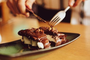 dondurma çikolatalı sufle