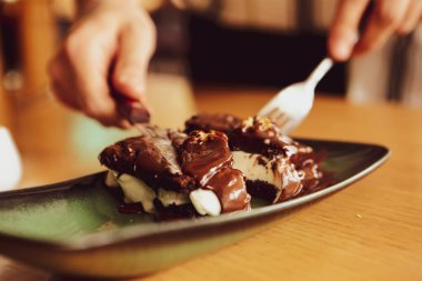 dondurma çikolatalı sufle