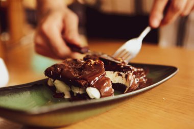 dondurma çikolatalı sufle