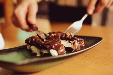 dondurma çikolatalı sufle