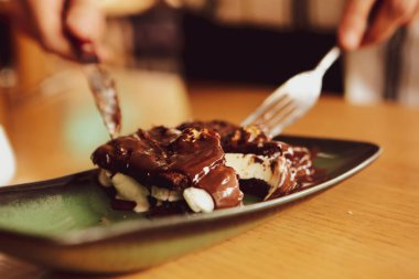 dondurma çikolatalı sufle