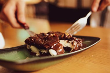 dondurma çikolatalı sufle