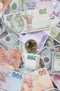 Multi Euro Nakit ve Bozuk Para, farklı türde yeni nesil banknotlar, bitcoin, Türk lirası
