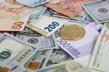 Multi Euro Nakit ve Bozuk Para, farklı türde yeni nesil banknotlar, bitcoin, Türk lirası