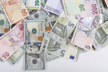 Multi Euro Nakit ve Bozuk Para, farklı türde yeni nesil banknotlar, bitcoin, Türk lirası