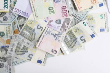 Multi Euro Nakit ve Bozuk Para, farklı türde yeni nesil banknotlar, bitcoin, Türk lirası