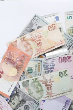 Multi Euro Nakit ve Bozuk Para, farklı türde yeni nesil banknotlar, bitcoin, Türk lirası