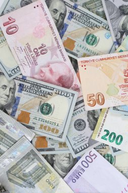 Multi Euro Nakit ve Bozuk Para, farklı türde yeni nesil banknotlar, bitcoin, Türk lirası