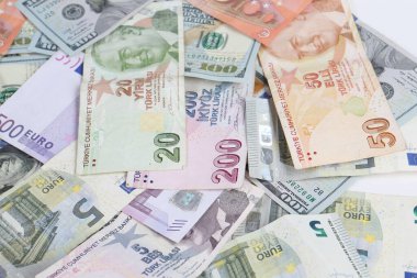 Multi Euro Nakit ve Bozuk Para, farklı türde yeni nesil banknotlar, bitcoin, Türk lirası