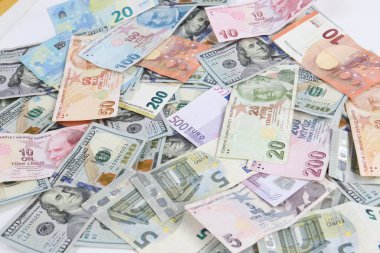 Multi Euro Nakit ve Bozuk Para, farklı türde yeni nesil banknotlar, bitcoin, Türk lirası