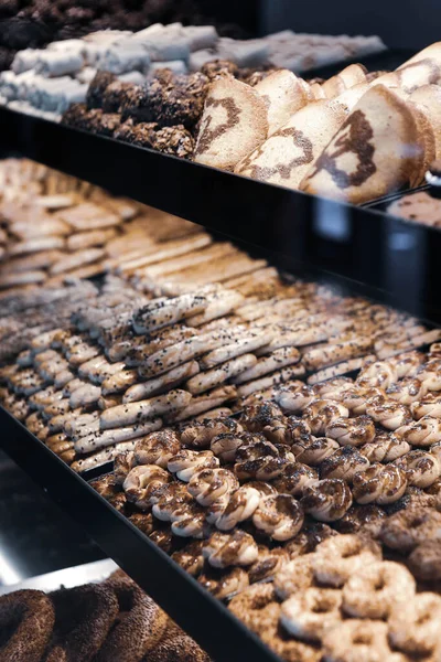 Grupo Galletas Surtidas Chip Chocolate Pasas Avena Chocolate Blanco — Foto de Stock