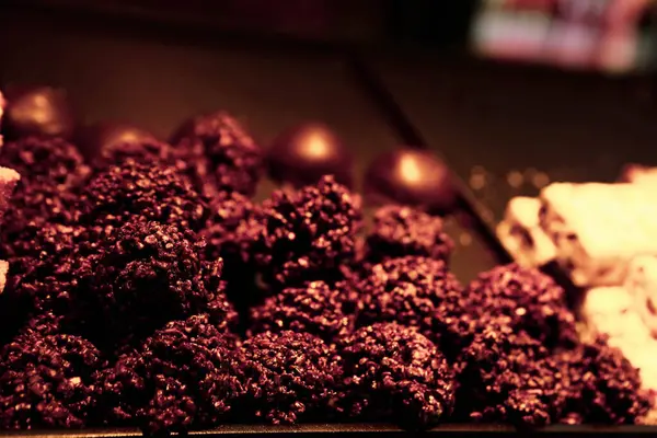 Grupp Diverse Kakor Chokladchips Havregryn Russin Vit Choklad — Stockfoto