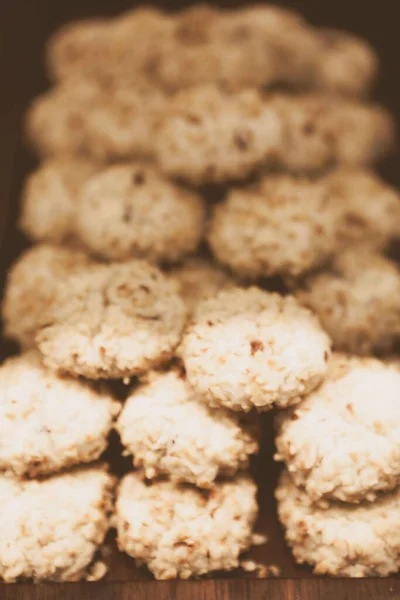 Група Печива Шоколадний Чіп Вівсяний Родзинка Білий Шоколад — стокове фото