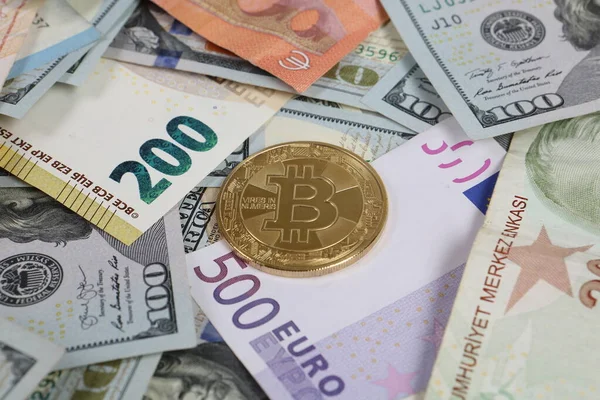 Multi Euro Nakit ve Bozuk Para, farklı türde yeni nesil banknotlar, bitcoin, Türk lirası