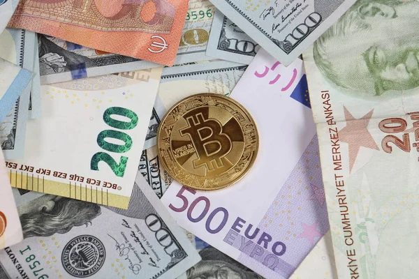 Multi Euro Nakit ve Bozuk Para, farklı türde yeni nesil banknotlar, bitcoin, Türk lirası