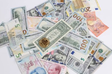 Multi Euro Nakit ve Bozuk Para, farklı türde yeni nesil banknotlar, bitcoin, Türk lirası