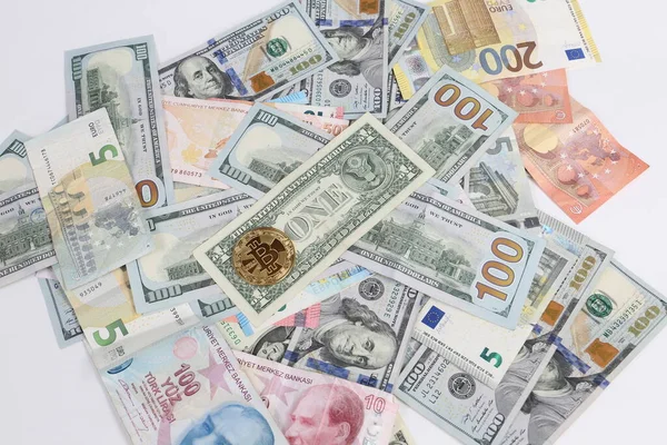 Multi Euro Nakit ve Bozuk Para, farklı türde yeni nesil banknotlar, bitcoin, Türk lirası