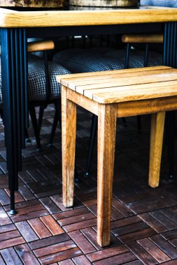 Modern balkon terasının içi